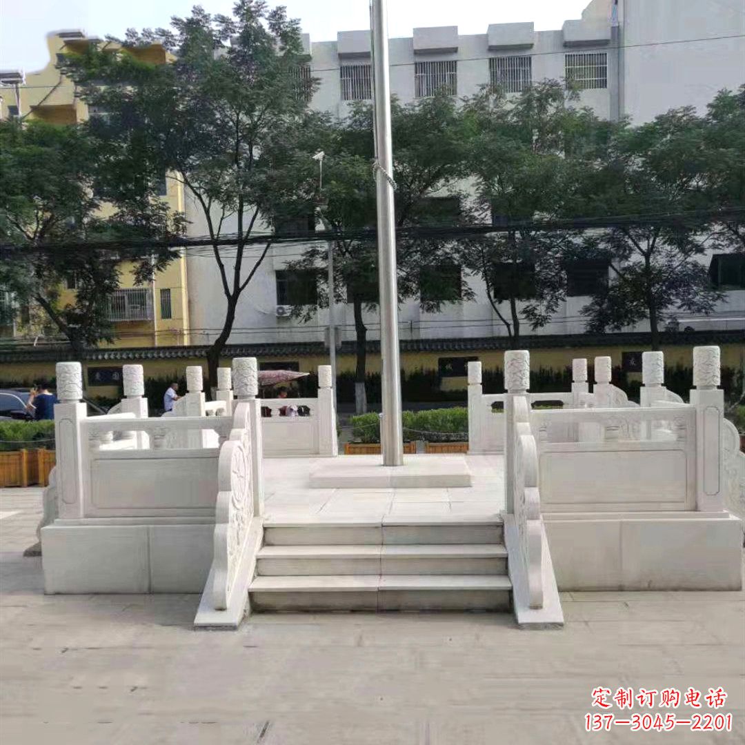 泉州汉白玉公园园林广场升国旗台