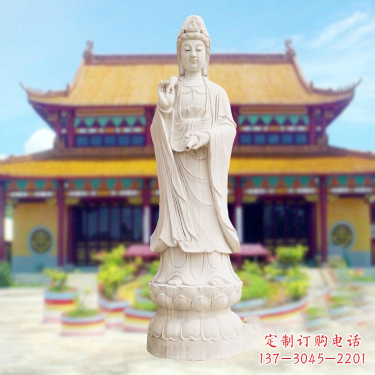 泉州精美观音石雕,给你灵动的祝福