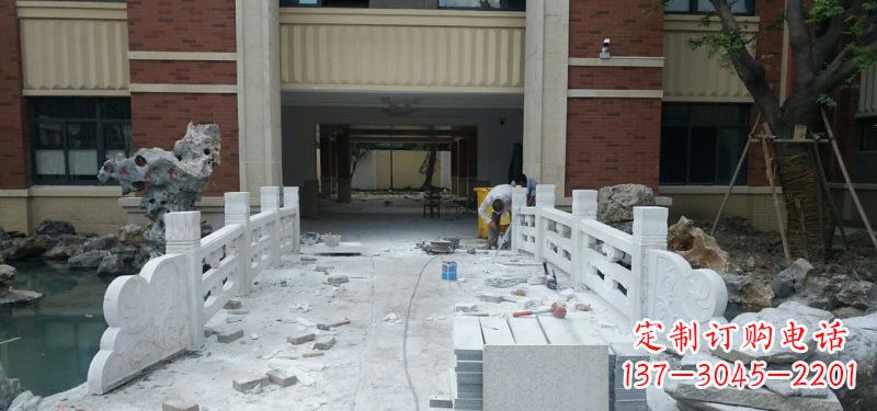 泉州汉白玉栏板安装雕塑