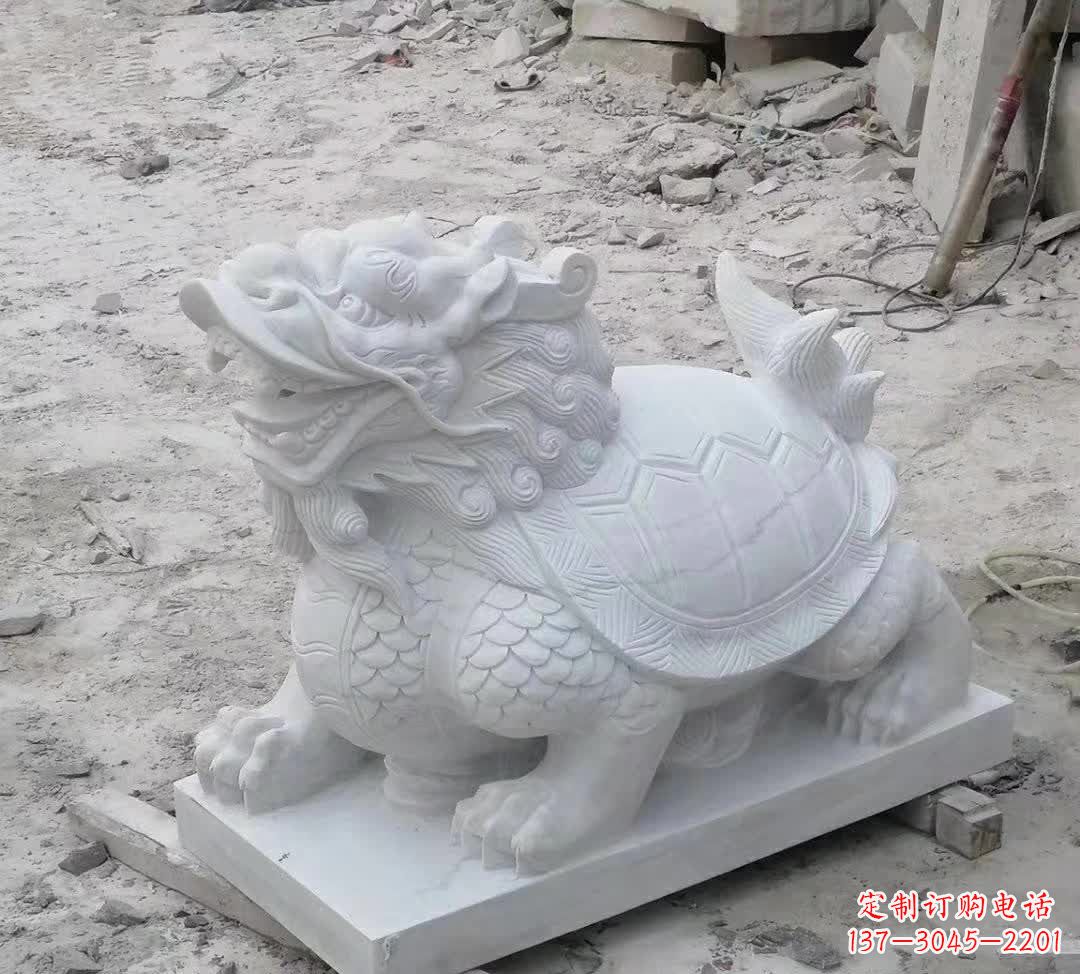 泉州汉白玉精美动物雕塑