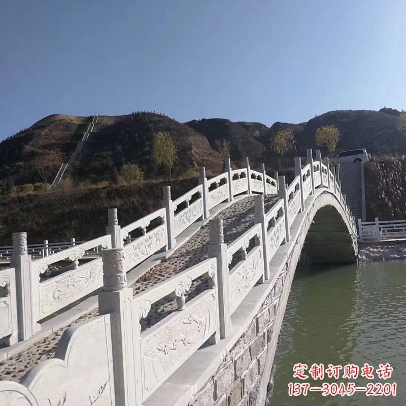 泉州汉白玉路桥石栏杆雕塑