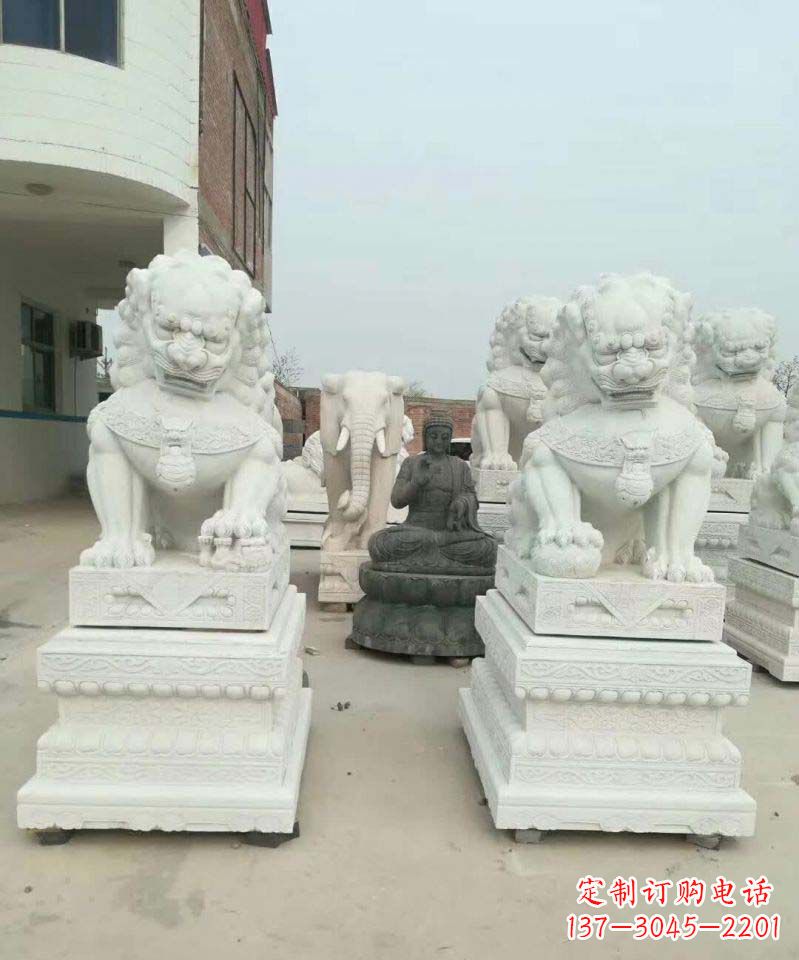 泉州精美狮子雕塑,复古典雅高贵