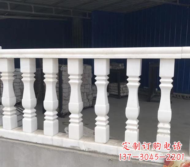 泉州汉白玉欧式栏杆雕塑,精美绝伦