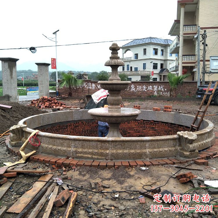 泉州汉白玉喷泉石雕