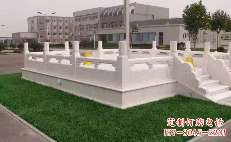 泉州汉白玉升旗台雕塑1