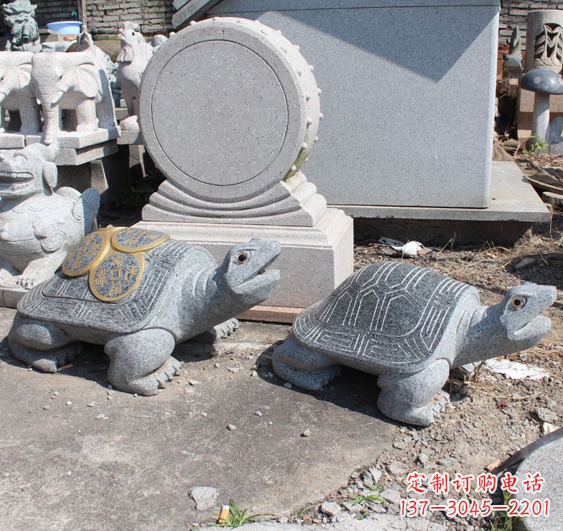 泉州汉白玉石雕刻乌龟
