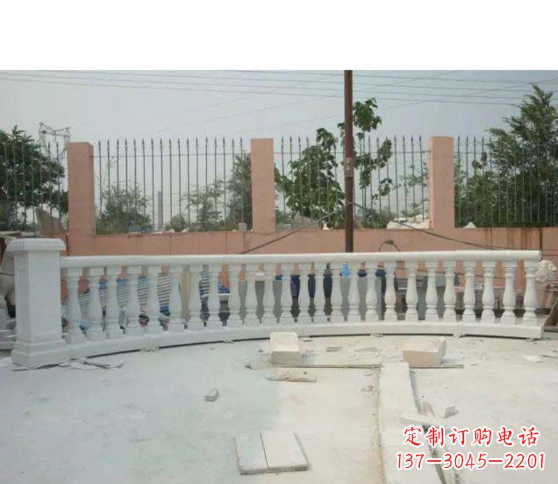 泉州汉白玉石栏杆雕塑