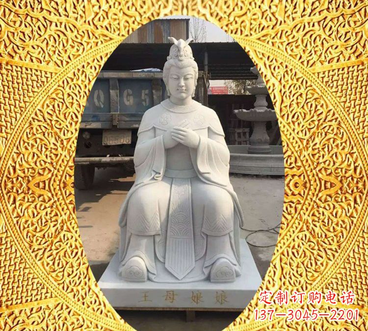 泉州中领雕塑汉白玉神像雕塑