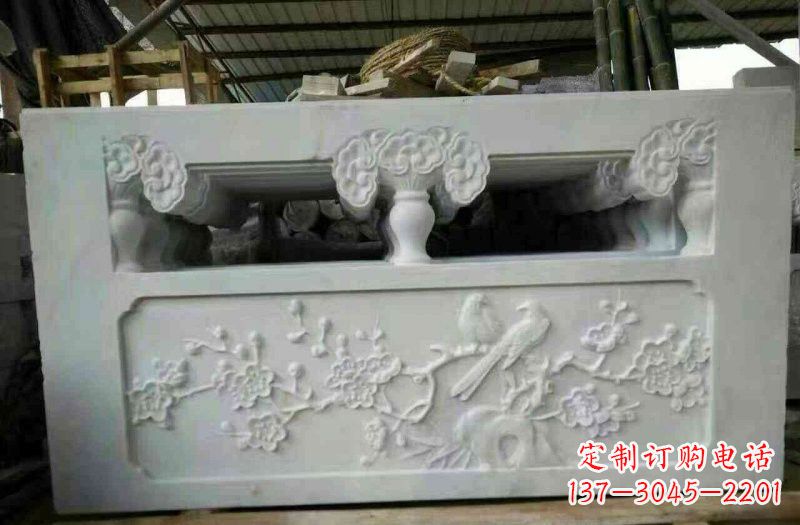 泉州精美汉白玉浮雕栏板雕塑