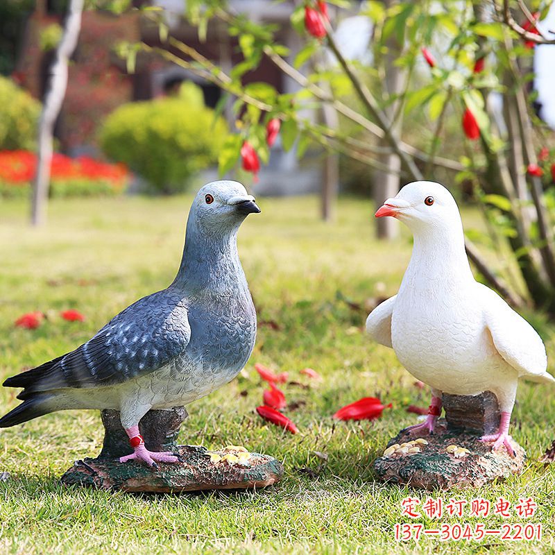 泉州中领雕塑:精美和平鸽雕塑