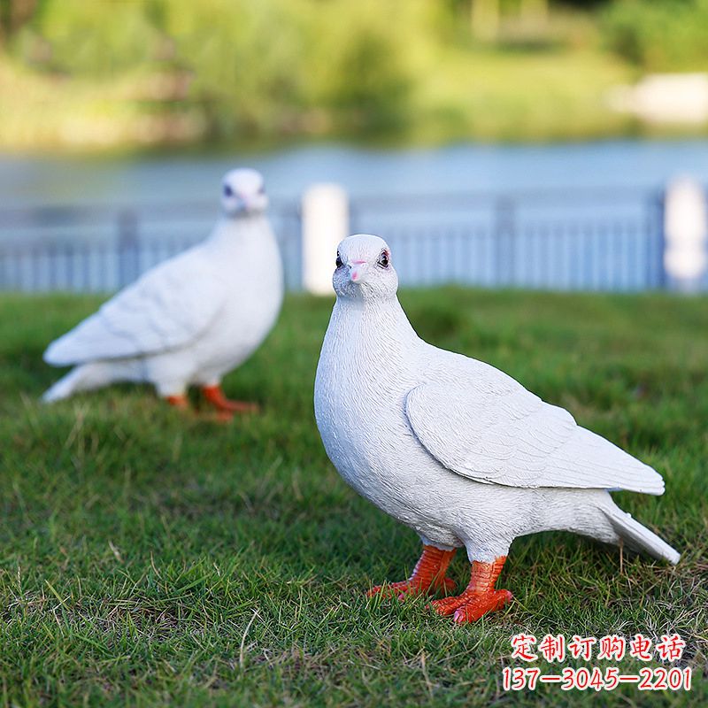 泉州和平鸽与少女雕塑