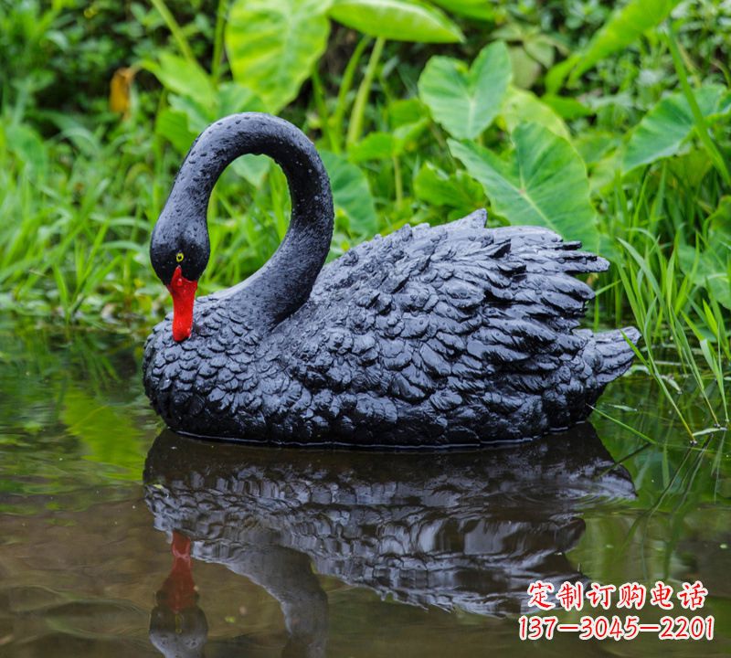 泉州优美雕塑，精致天鹅雕塑