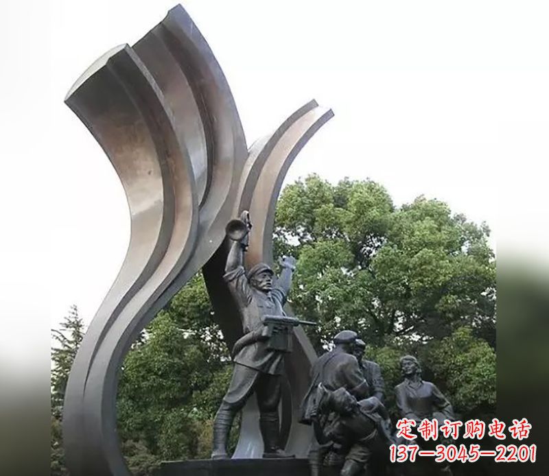 泉州红军英烈雕塑,永记中国英雄