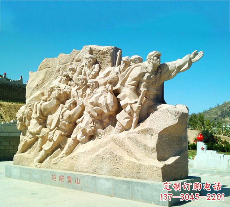 泉州荣耀红军,记录伟大历史——红军长征石雕