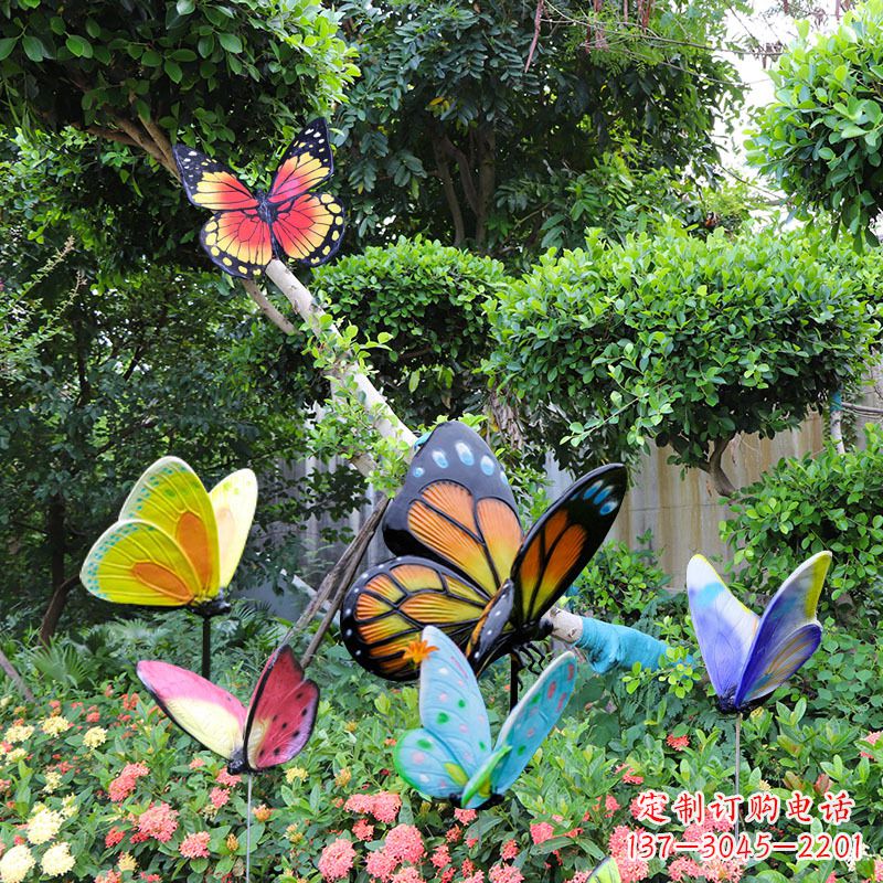 泉州蝴蝶玻璃钢仿真雕塑