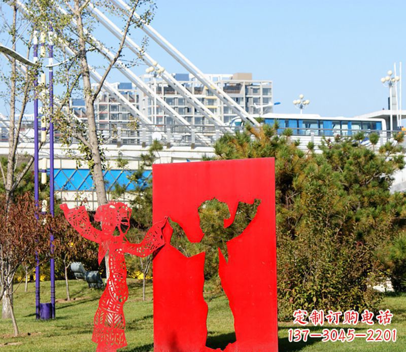 泉州全新设计:不锈钢皮影戏雕塑