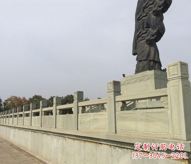 泉州护城河大理石栏板石雕 (3)