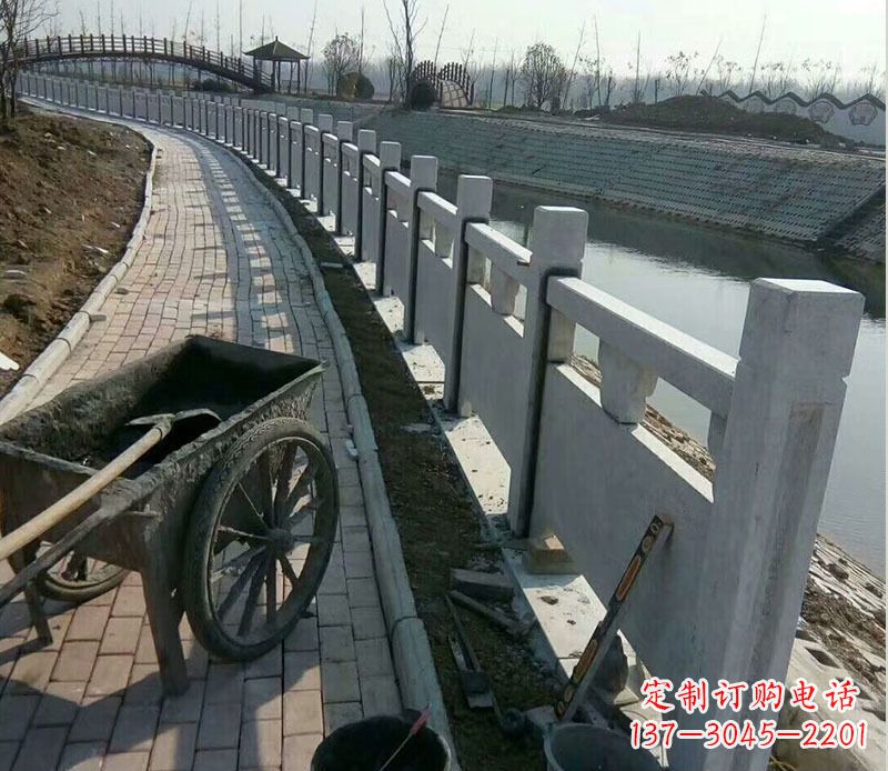 泉州精美大理石栏杆石雕