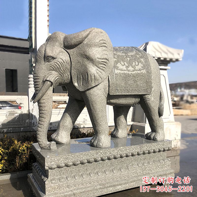 泉州花岗岩大象石雕,融合古典与现代的艺术精品
