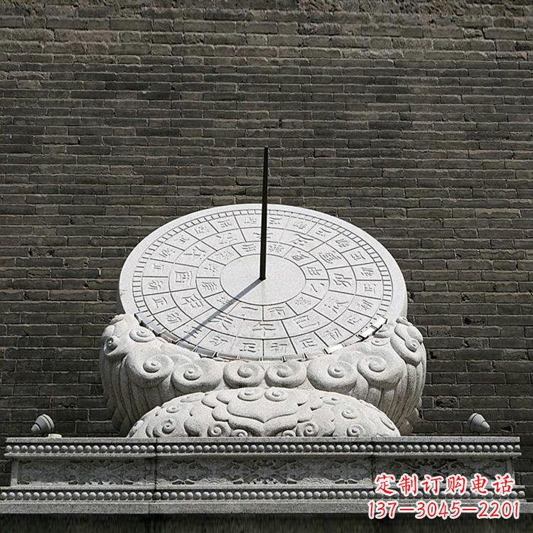 泉州花岗岩古代计时器日晷雕塑
