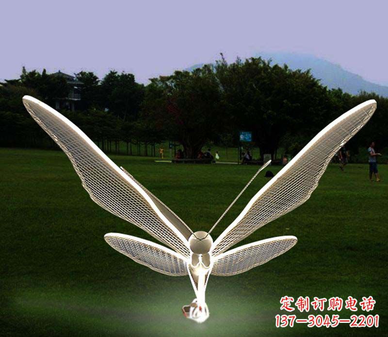 泉州花园不锈钢装饰蝴蝶雕塑