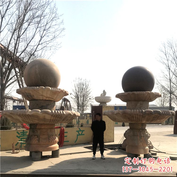 泉州花园石头喷泉雕塑,为家园带来新的活力