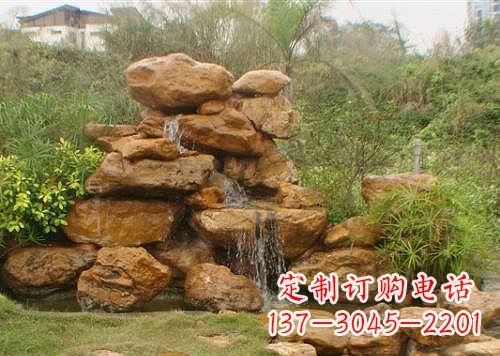 泉州黄蜡石假山雕塑,古典美感与精细工艺的完美结合
