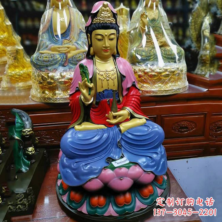 泉州黄铜观音雕像佛像