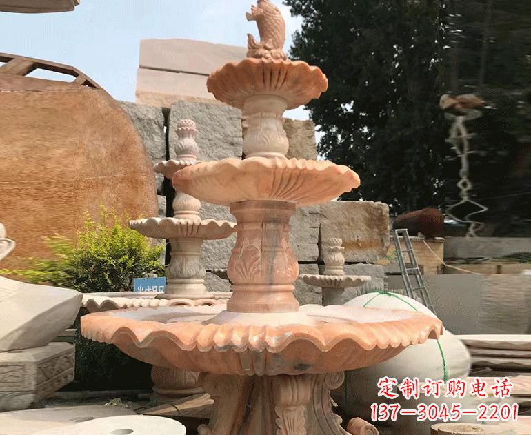 泉州精美的黄锈石喷泉雕塑黄锈石喷泉雕塑是一种…