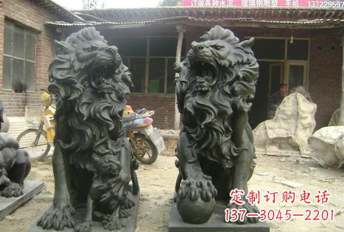 泉州高质量铜制狮子雕塑