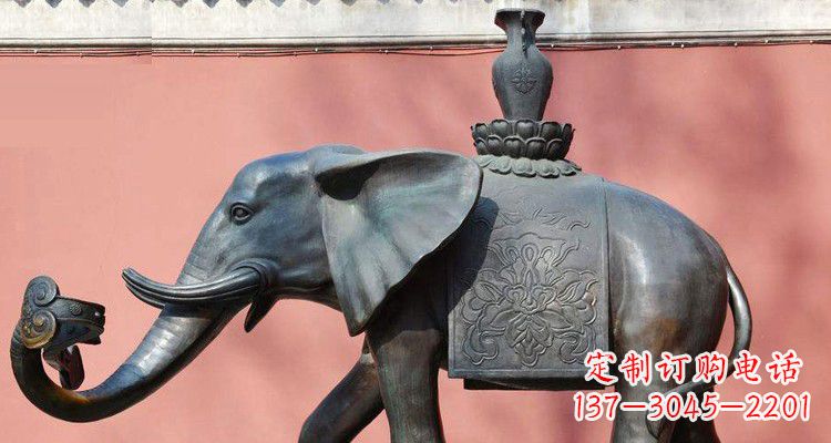 泉州吉祥大象铜雕,匠心之作