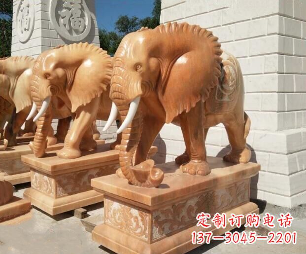 泉州象征吉祥及如意的大象雕塑