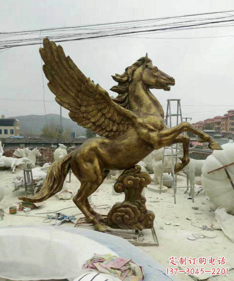 泉州祥云飞马铜雕,艺术品之美