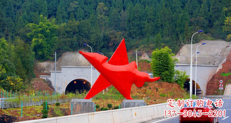 泉州不锈钢五角星雕塑——把美好变成珍藏