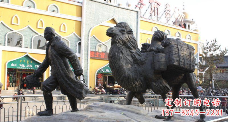 泉州骆驼铜雕，让新疆风情永传