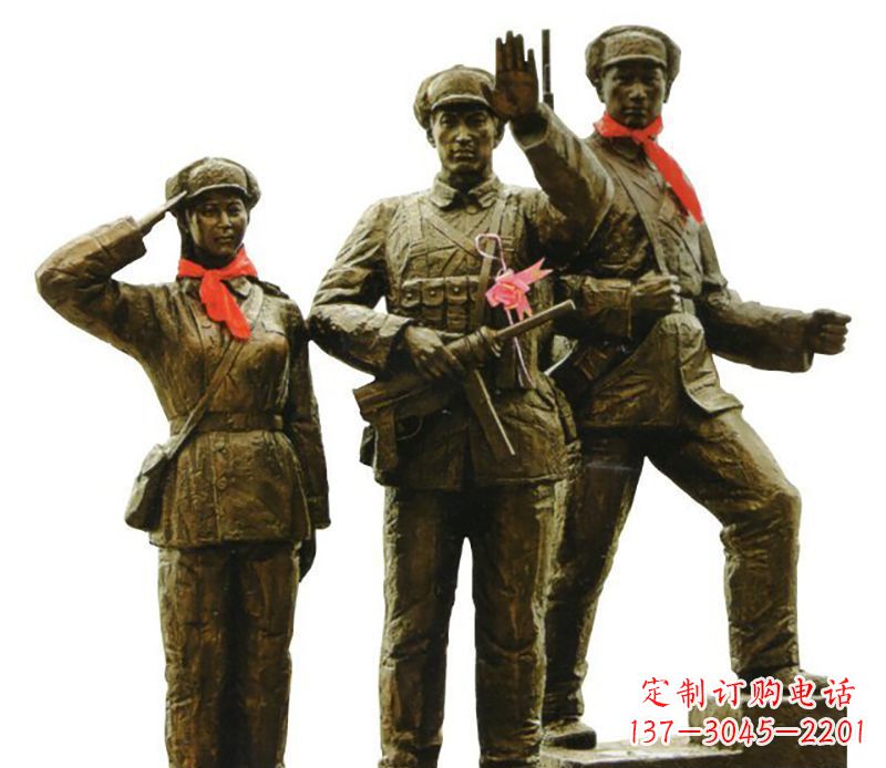 泉州勇士战士雕塑,感受立于战场的英勇豪迈
