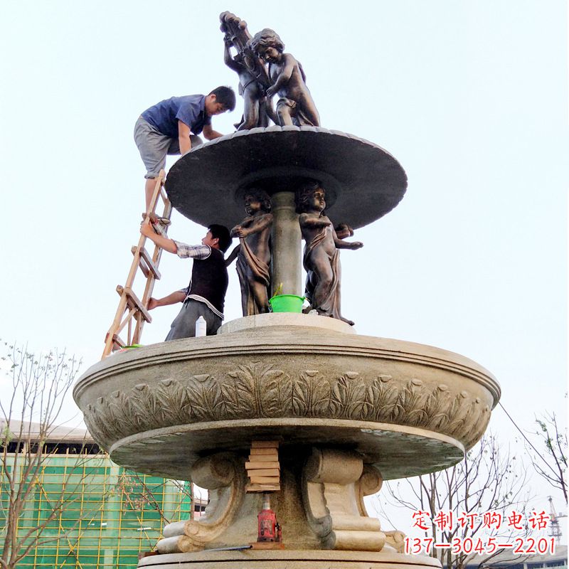 泉州金蝉石雕喷泉