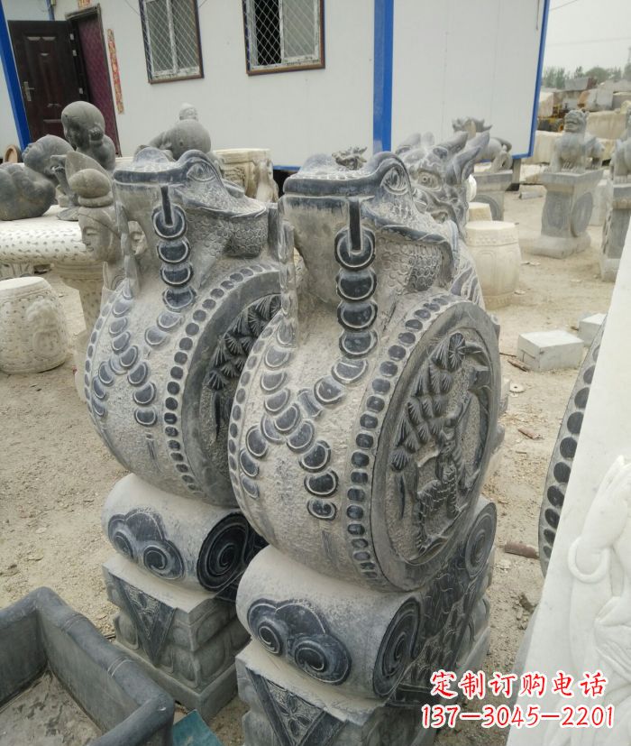 泉州古韵深远,金蟾抱鼓石仿古门墩雕塑