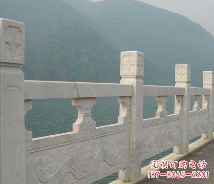 泉州中领雕塑:景区大理石栏板石雕