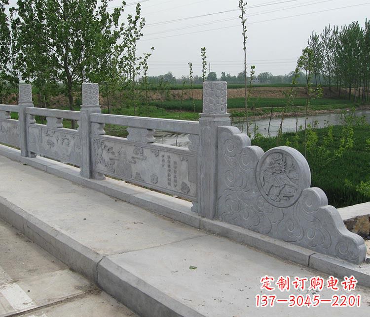 泉州景区大理石栏板石雕 (9)