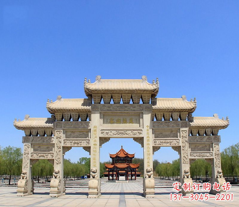 泉州景区大型建筑牌坊