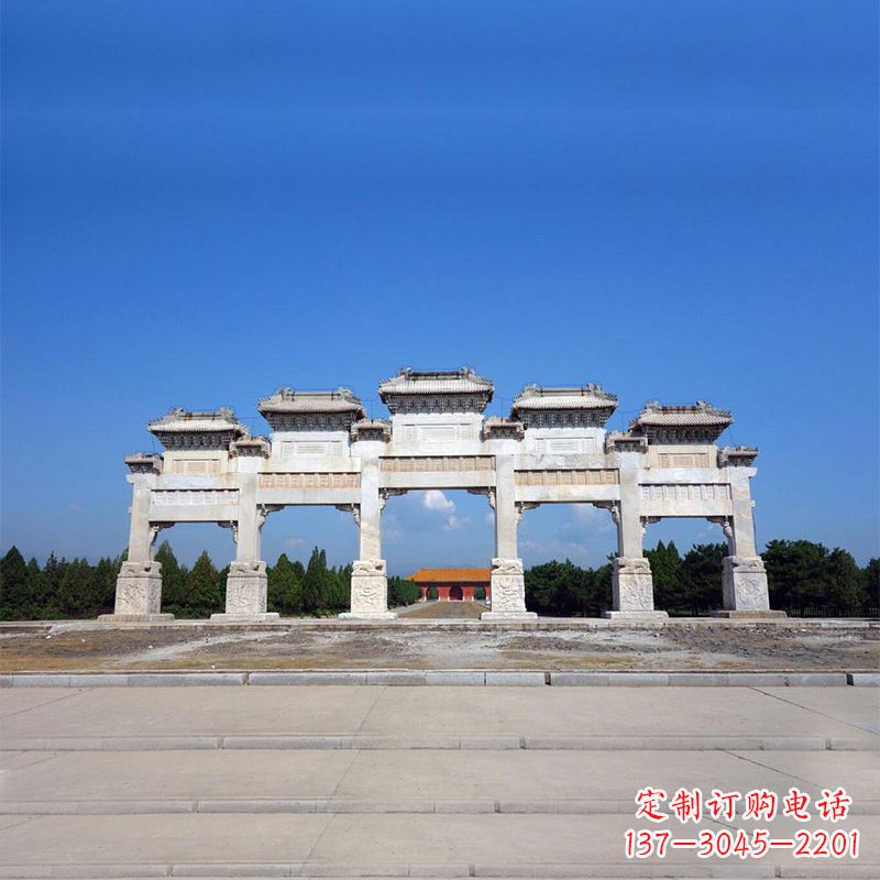 泉州山西景区牌楼石雕，让您的景区更加绚丽多彩