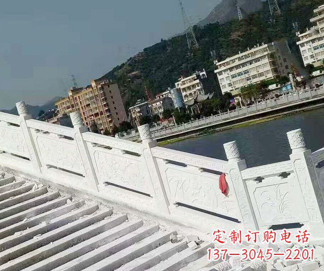 泉州山东汉白玉栏板石雕