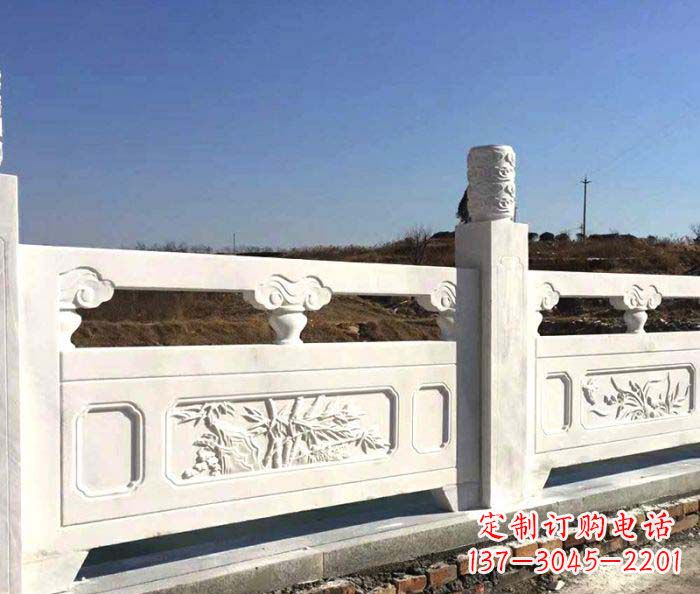 泉州泰安中领雕塑汉白玉石浮雕栏板