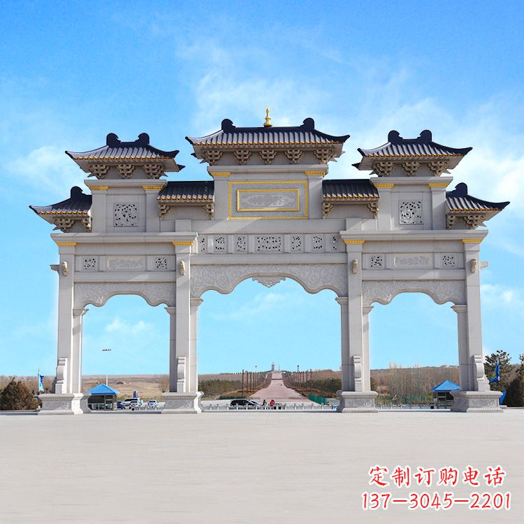 泉州牌坊雕塑定制,让您的景点更出彩