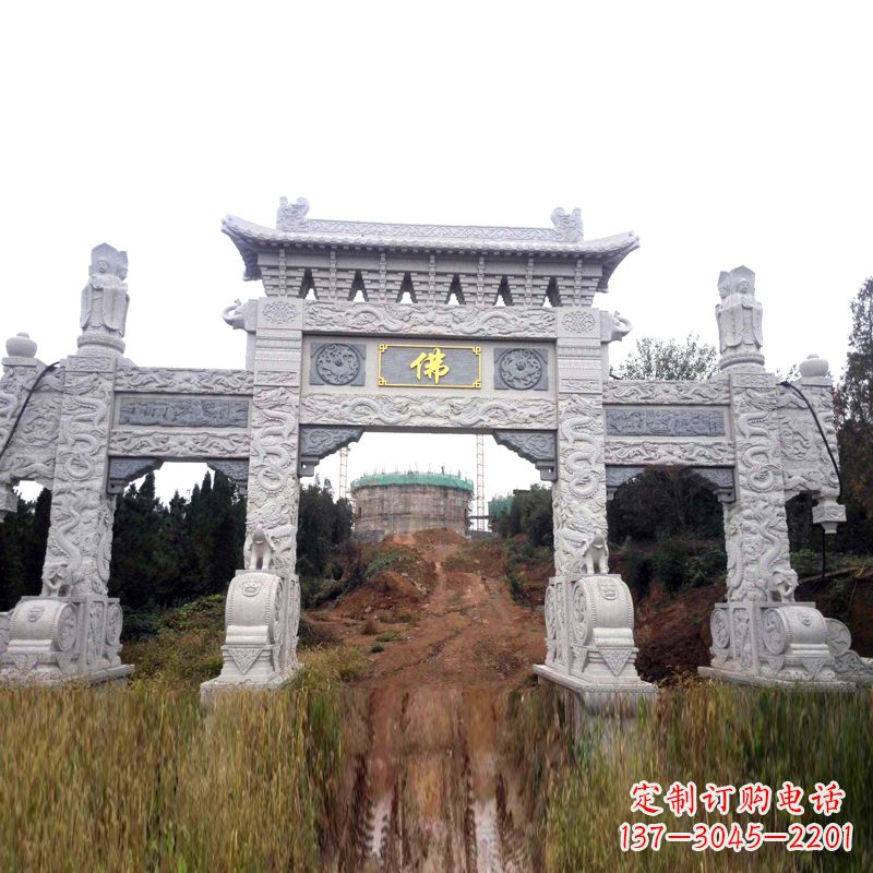 泉州景区入口石牌坊雕塑,为您塑造独一无二的精美雕塑