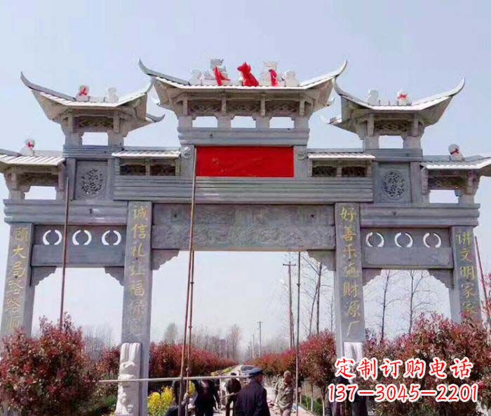 泉州传承经典,尊崇古风:牌坊石雕