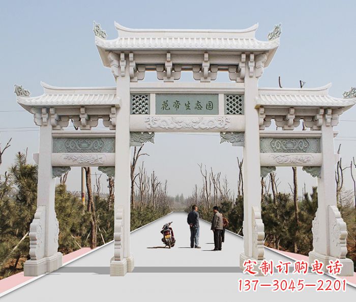 泉州精美牌坊雕塑,定制你的独一无二