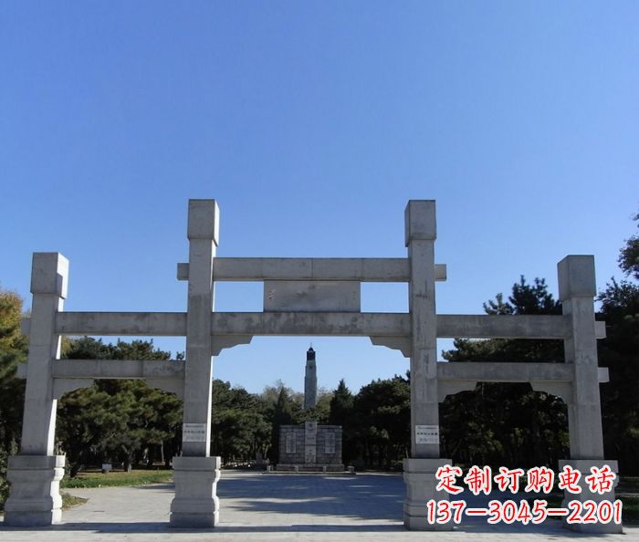 泉州中领雕塑石雕牌坊定制