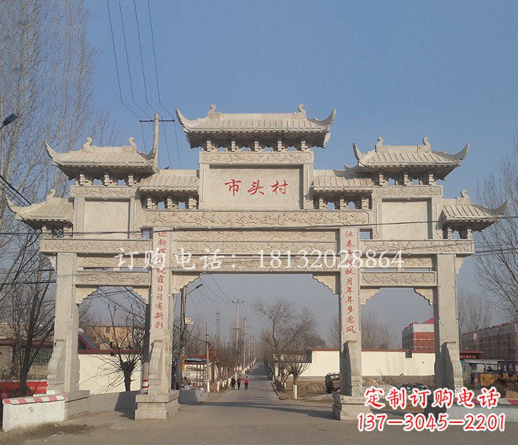 泉州景区三门七楼石雕牌坊——精美绝伦的牌坊雕塑